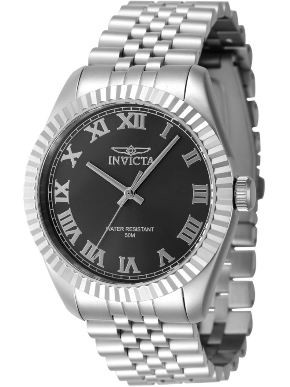 $199 Invicta Specialty Windsor Men's Black 43mm Steel Quartz Watch NIB